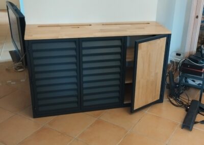 Meuble sur mesure cache climatiseur