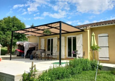 Pergola sur mesure à L'Isle Jourdain