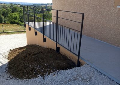 Garde corps applique sur mesure l'isle Jourdain